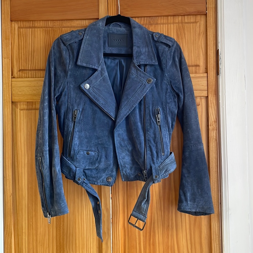 Blank NYC Suede Moto Jacket